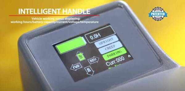 Gyalogkíséretű elektromos magas emelésű raklapemelő WS 1t 2,5m – Bild 4